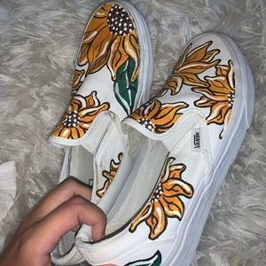 COPY - Custom Painted Sunflower Vans
